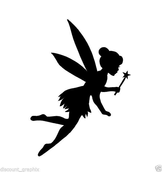 Фея Тинкербелл силуэт