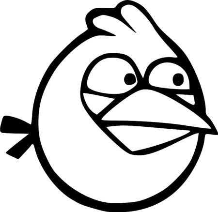 Angry Birds раскраска