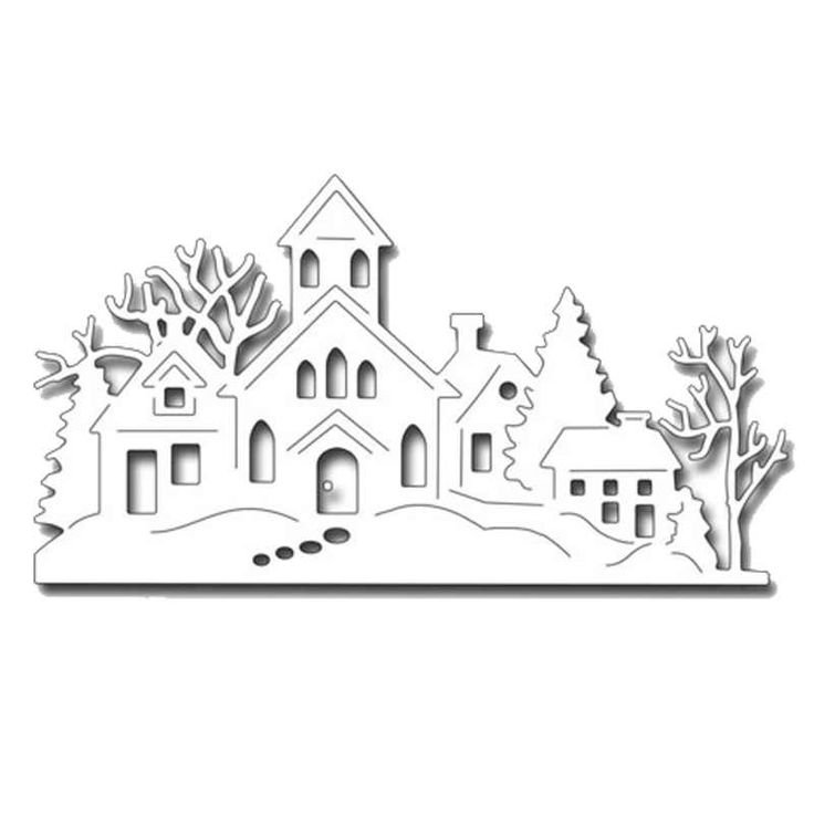 Вытынанки домики