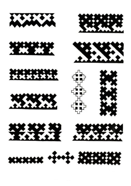 Хантыйские узоры и орнаменты