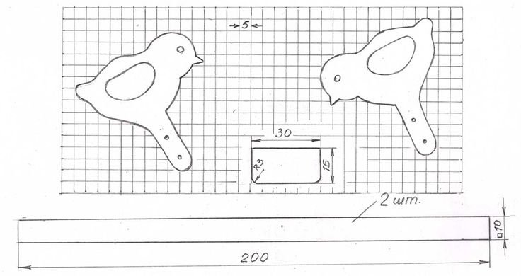 Шагающая игрушка из дерева чертежи