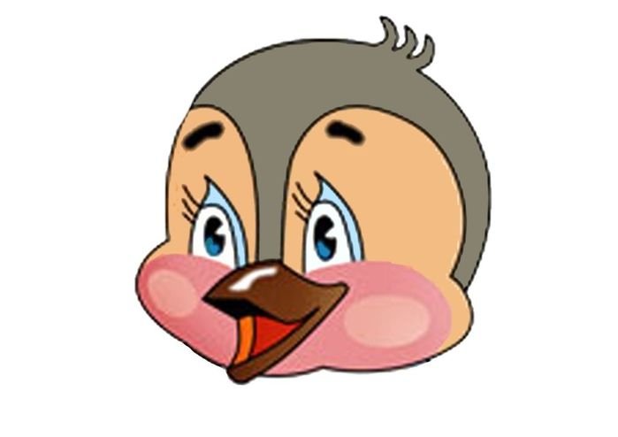 Воробей маска для детей