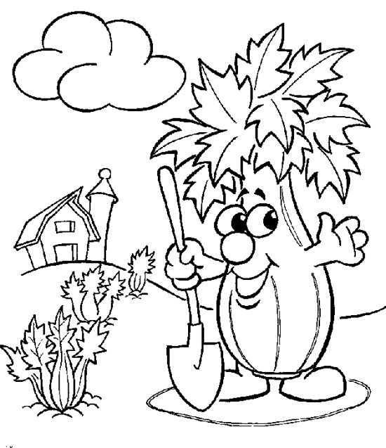 Раскраска. Осень