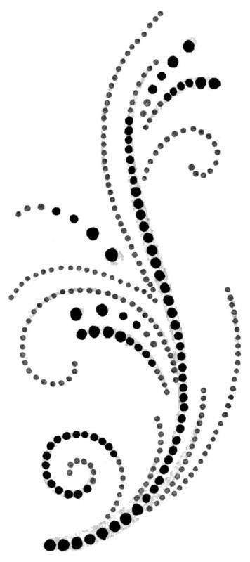 Точечная роспись трафареты