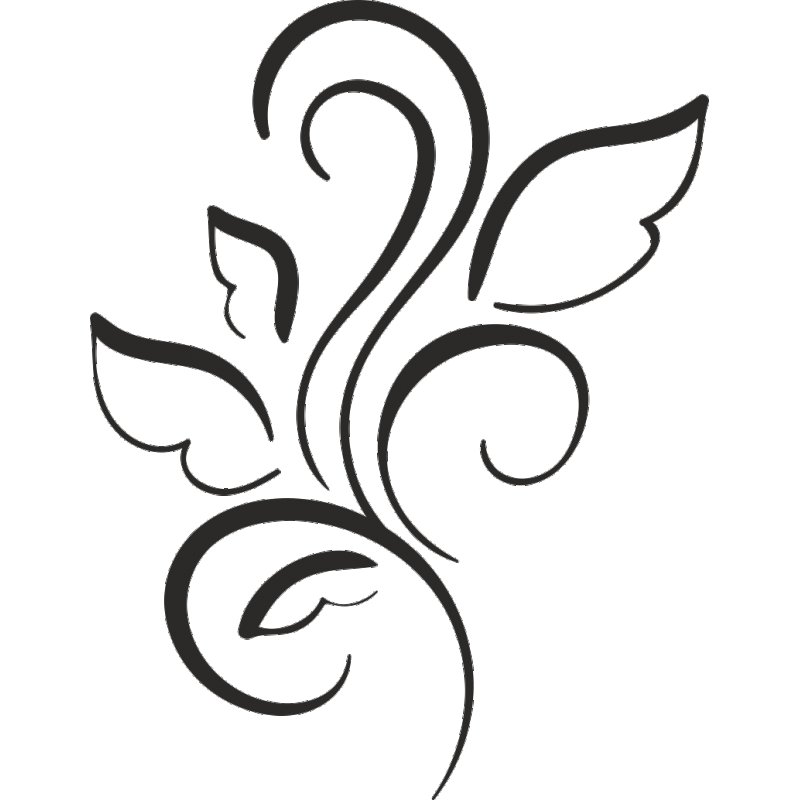 Трафарет орнамент для декора