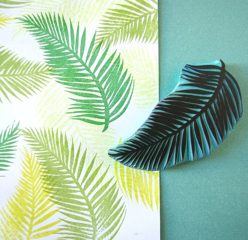 Роспись стен пальмовые листья