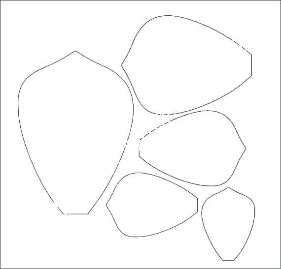 Заготовки для бумажных цветов