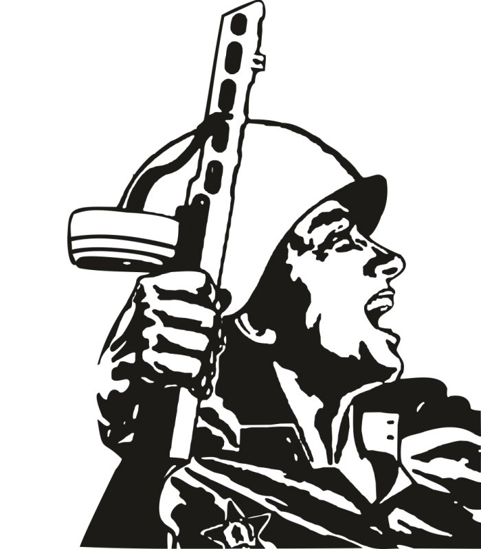 Трафарет военный