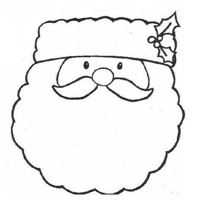 Лицо Деда Мороза