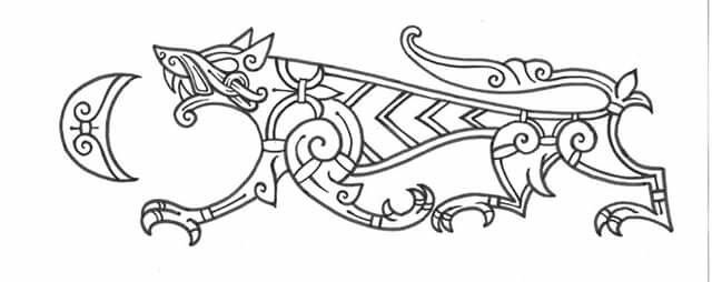 Скандинавские узоры и орнаменты для травления на топоре