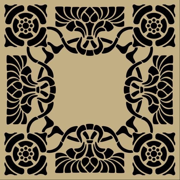 Орнаменты арт нуво Модерн арт деко