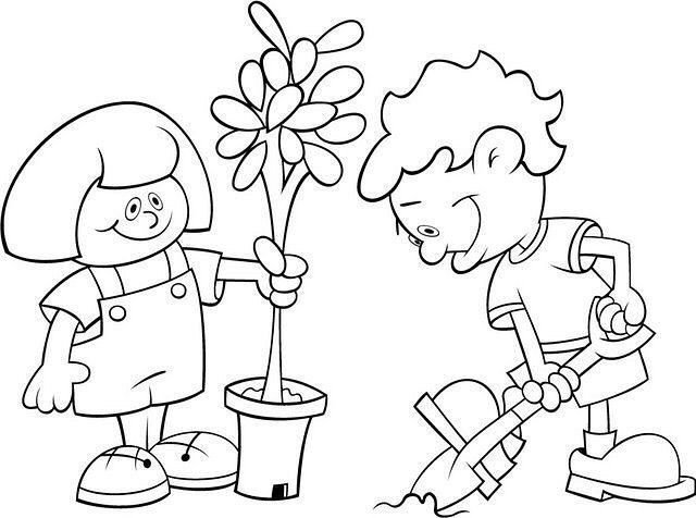 Экология раскраска для детей