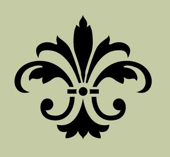 Трафарет орнамент для декора