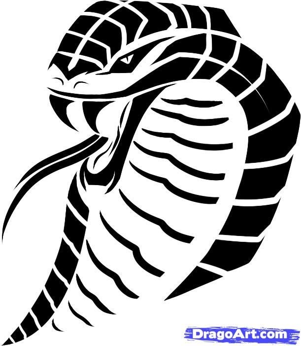 Кобра тату эскиз