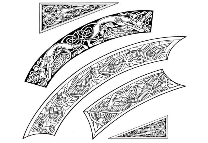 Узоры для травления на металле