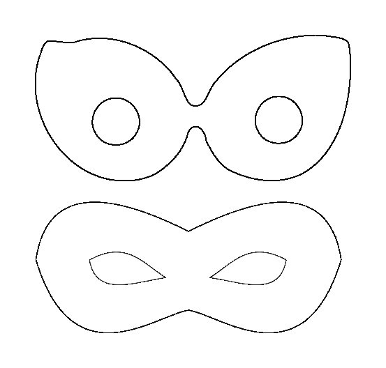 Трафарет - маска