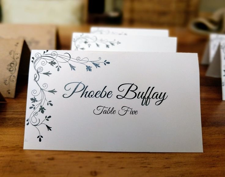 Рассадочные карточки