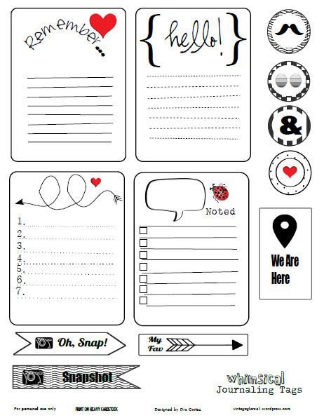 Стикеры заметки для ежедневника