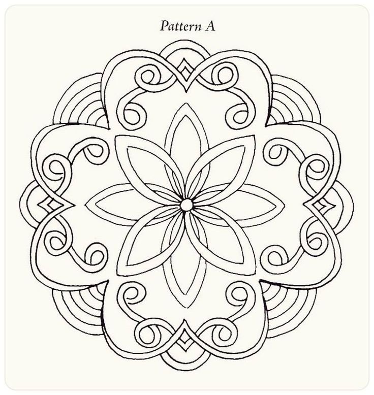 Точечная роспись трафареты