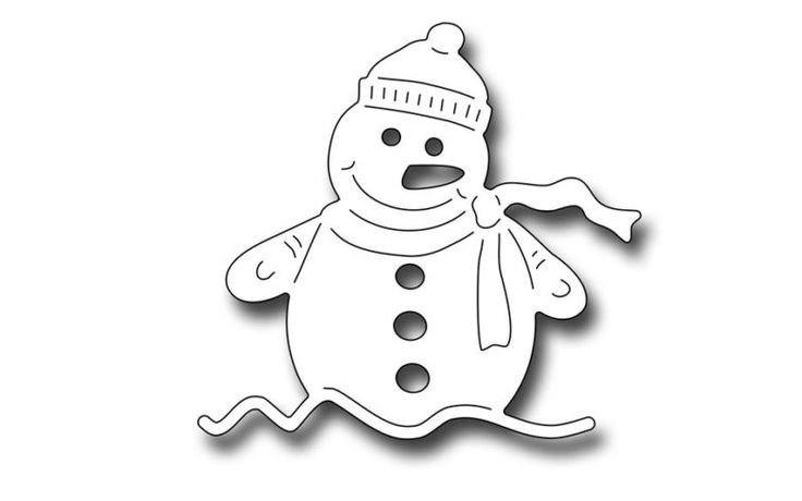 заглядывающий снеговик