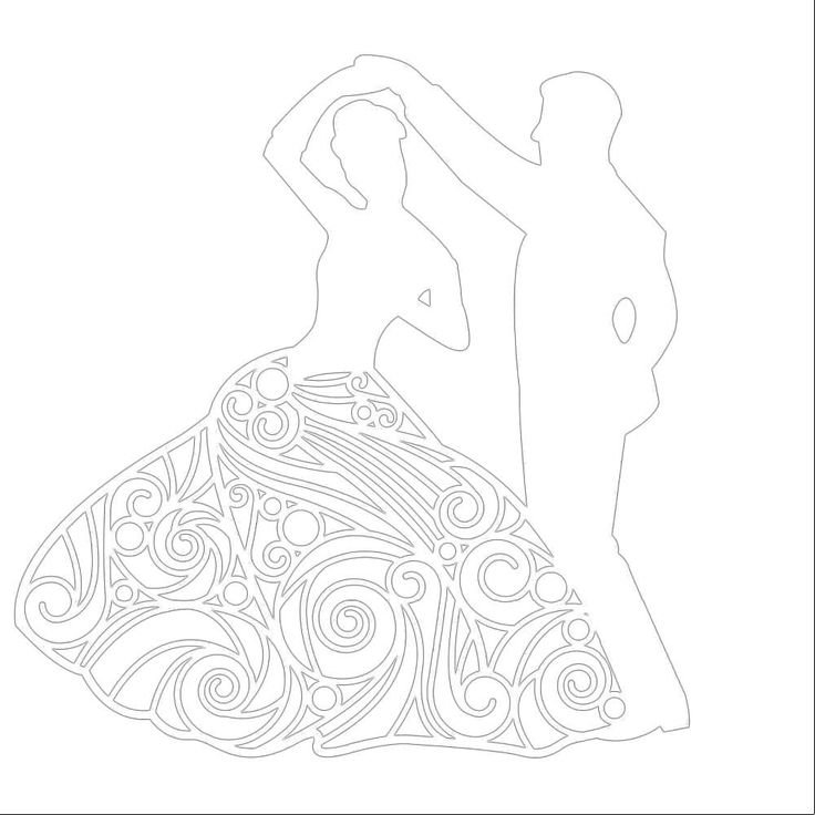 Вытынанка силуэт женщины шаблоны для вырезания