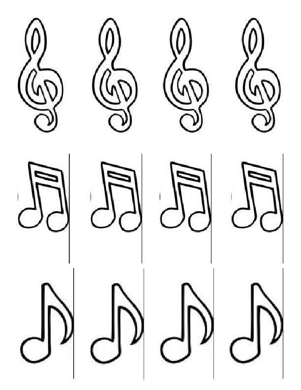 Ноты для вырезания