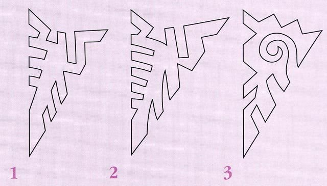 Снежинки схемы для вырезания