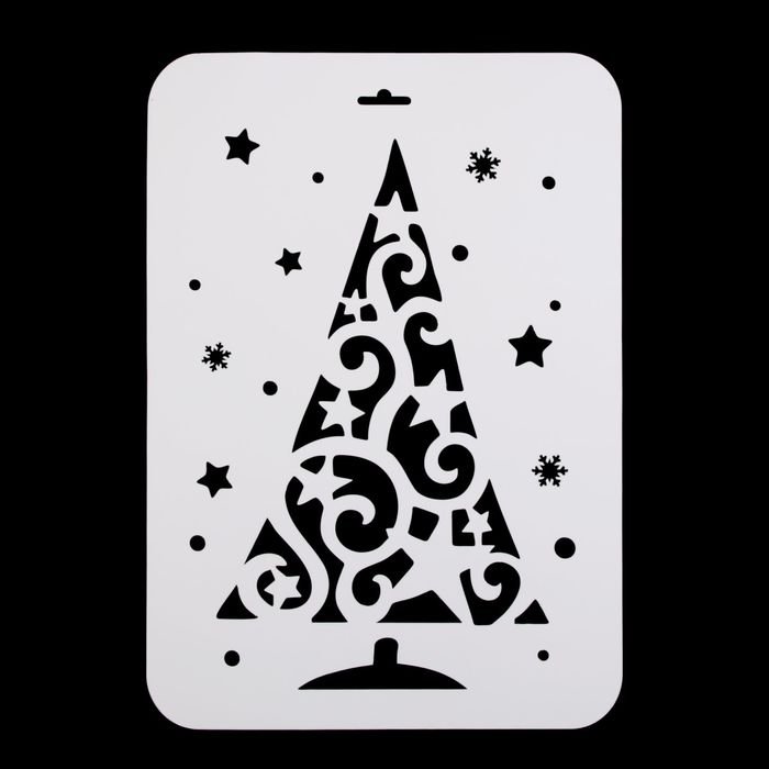 Трафареты елки очень красивые сложные