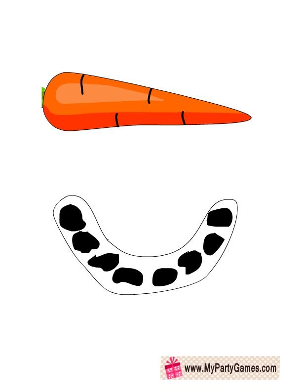 Нос снеговика