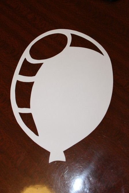 Вытынанки шарики воздушные на окна