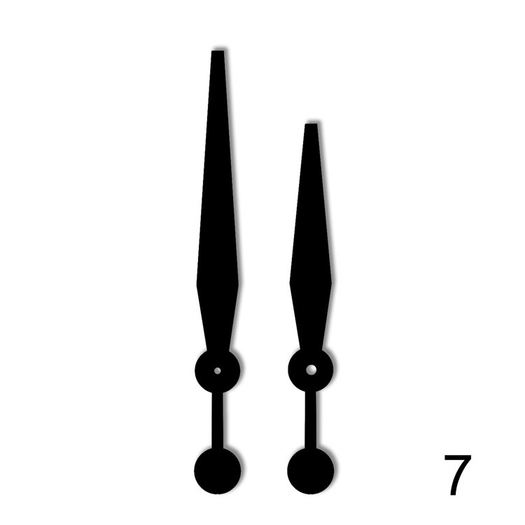 Макет стрелок для часов