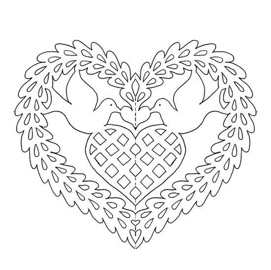 Сердечки для распечатки