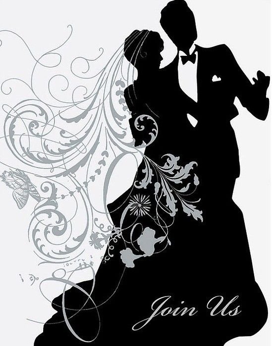 Силуэты влюбленных