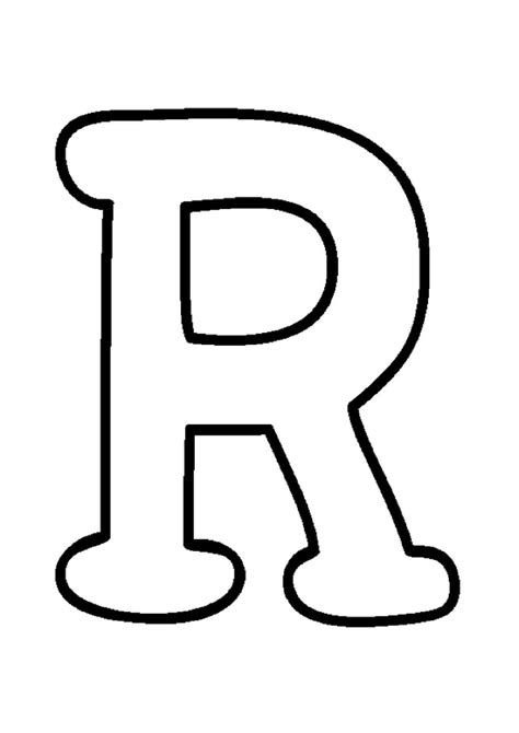 Трафарет буквы r