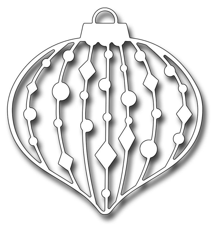 Вытынанки новогодние шары