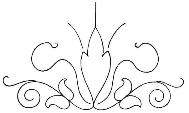 Орнамент трафарет