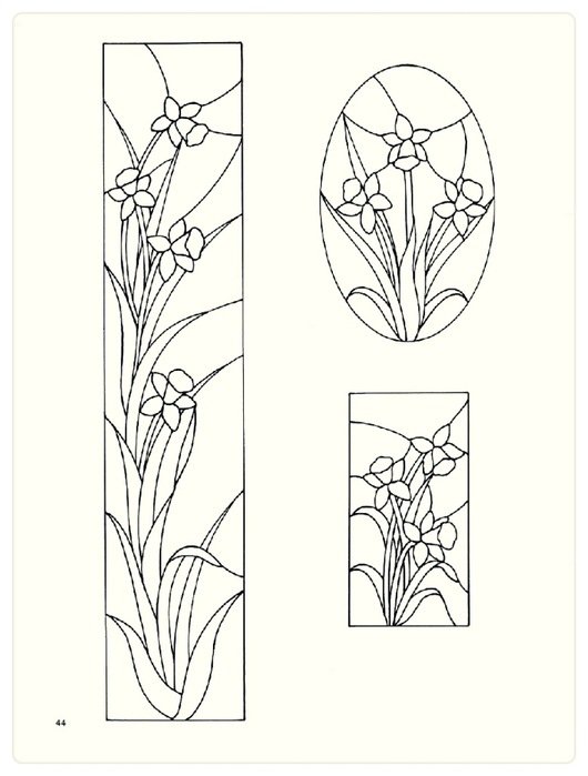 Трафареты для росписи по стеклу