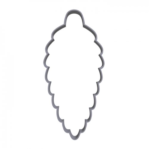 Шишка трафарет