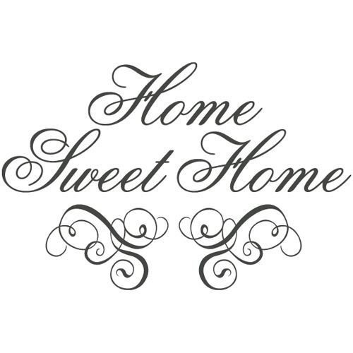 Home Sweet Home надпись