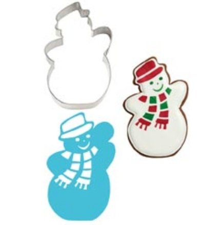 Трафареты для имбирных пряников Снеговик