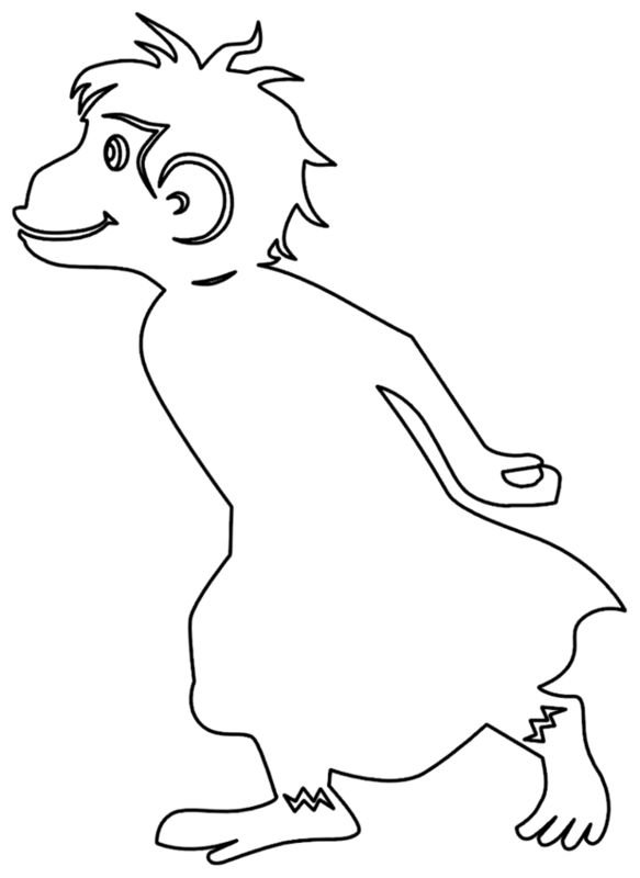 Силуэты сказочных персонажей