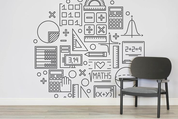 Геометрические фигуры на стене