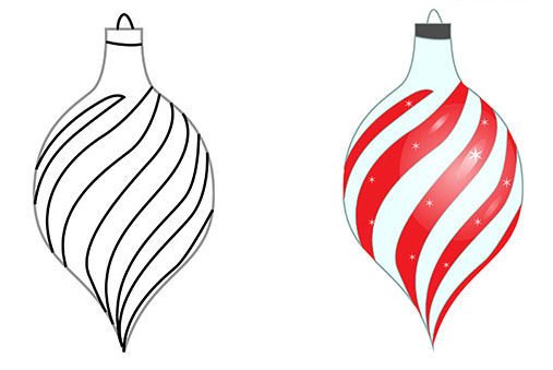 Елочная игрушка сосулька