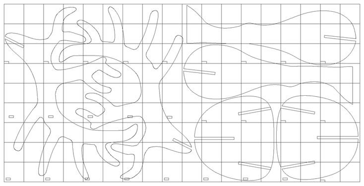Выкройка оленя из фанеры