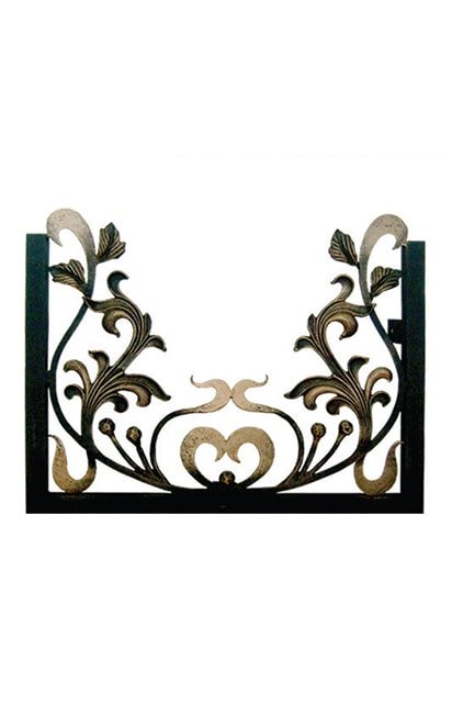 Решетка на камин трафарет