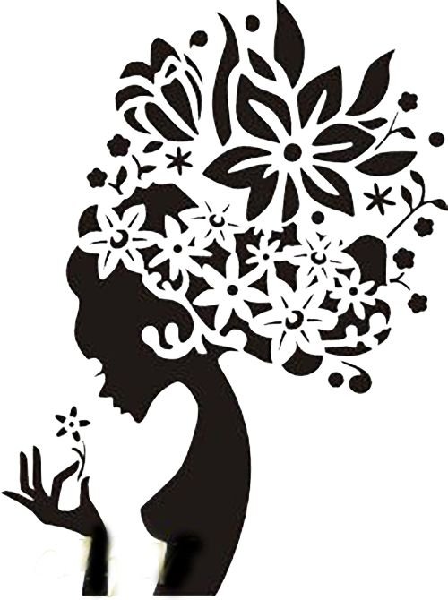 Силуэтное вырезание схемы