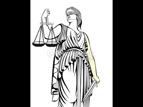 Фемида богиня правосудия рисунок