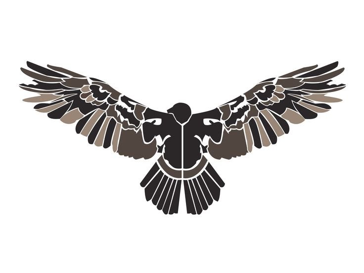 Орёл с расправленными крыльями символ