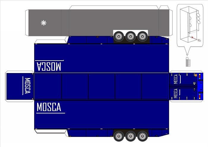 КАМАЗ 54115 развертка