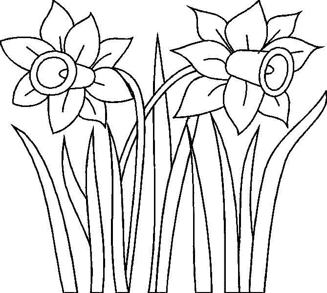 Весенние раскраски для детей